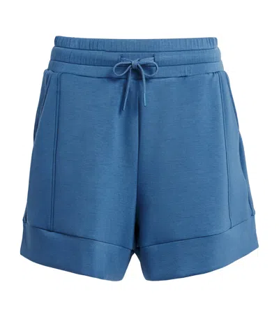 Varley Atrium High-rise Shorts In Blue