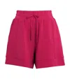 Varley Atrium High Rise Shorts Rich Raspberry In Burgundy