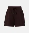 Varley Womens Coffee Bean Atrium High-rise Jersey Shorts Xs In Brown