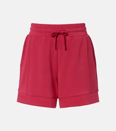 Varley Atrium Jersey Shorts In Burgundy