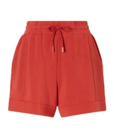 Varley Atrium Jersey Shorts In Red