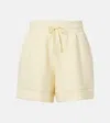 Varley Womens Anise Flower Atrium High-rise Jersey Shorts In Yellow