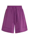 Varley Atrium High-rise Shorts In Purple