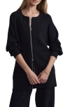 Varley August Oversized Longline Jacket In Black