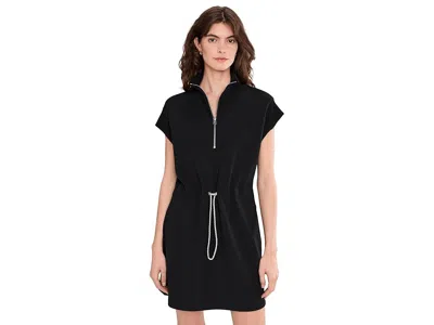Varley Avaya 1/2 Zip Dress In Black