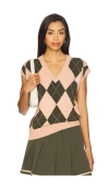 Varley Avika Argyle Vest