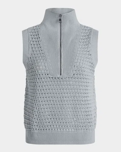 VARLEY BAINS HALF-ZIP KNIT VEST