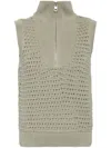 Varley Bains Tanktop Mit Kurzem Reissverschluss In Grün
