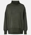 Varley Barker Jersey Turtleneck Sweater In Green