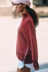 Varley Barker Turtleneck Sweater In Animal Print