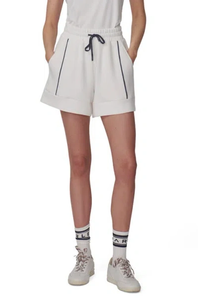 Varley Barnes Drawstring Shorts In White