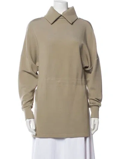 Pre-owned Varley Bateau Neckline Sleeveless Top In Neutral