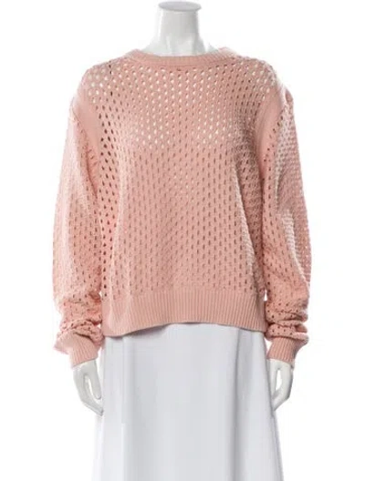 Pre-owned Varley Bateau Neckline Sweater In Pink
