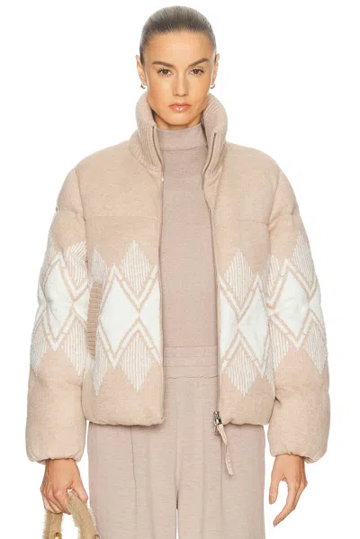 VARLEY BELINDA KNIT PUFFER JACKET