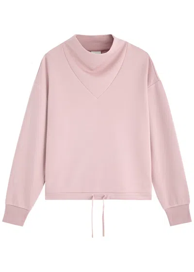 Varley Betsey Stretch-jersey Sweatshirt In Lilac