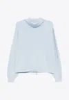 Varley Betsy Cowl-neck Sweatshirt In Blue