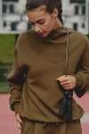 Varley Betsy Cowl-neck Sweatshirt In Brown