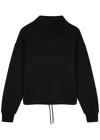 Varley Betsy Stretch-jersey Sweatshirt In Black