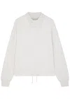 Varley Stretch-jersey Sweatshirt In Ivory