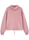 Varley Betsy Stretch-jersey Sweatshirt In Pink