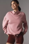 Varley Betsy Stretch-jersey Sweatshirt In Pink