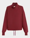 Varley Betsy Turtleneck Sweatshirt In Red