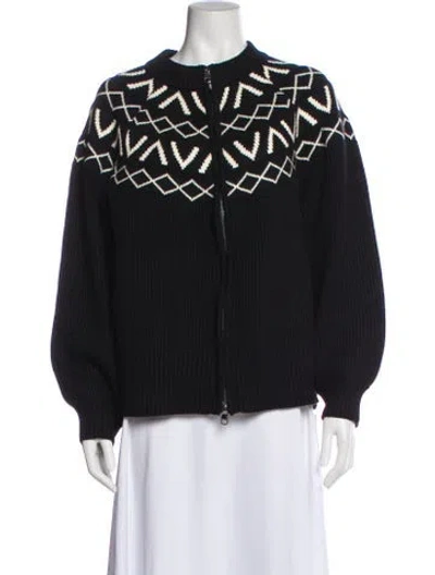 Pre-owned Varley Bomber Jacket In Black