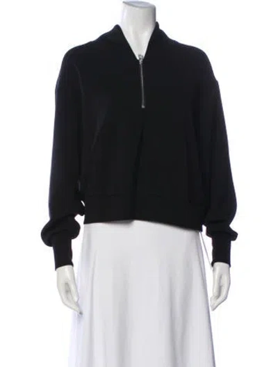 Pre-owned Varley Bomber Jacket In Black