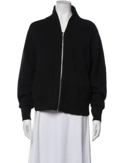 Pre-owned Varley Bomber Jacket In Black