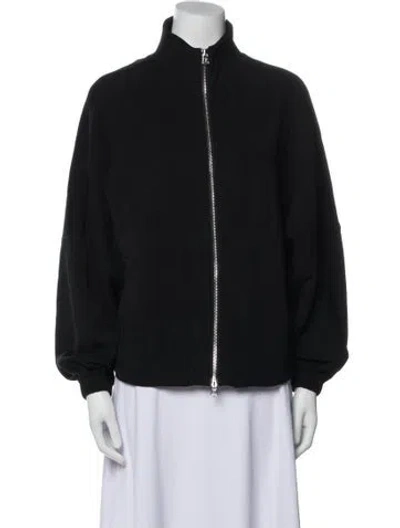 Pre-owned Varley Bomber Jacket In Black