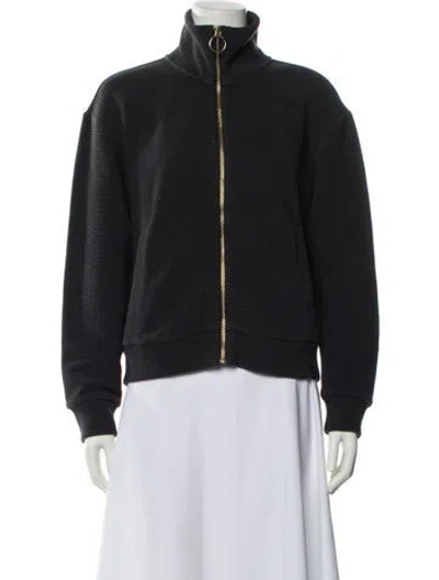 Pre-owned Varley Bomber Jacket In Black