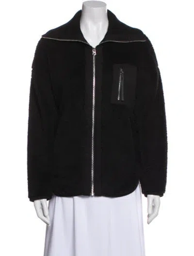 Pre-owned Varley Bomber Jacket In Black