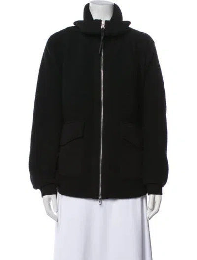 Pre-owned Varley Bomber Jacket In Black