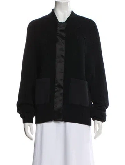 Pre-owned Varley Bomber Jacket In Black