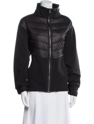 Pre-owned Varley Bomber Jacket In Black