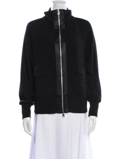 Pre-owned Varley Bomber Jacket In Black