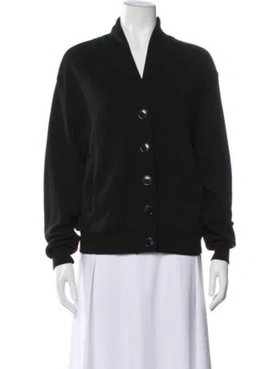 Pre-owned Varley Bomber Jacket In Black