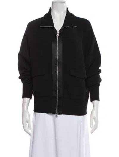 Pre-owned Varley Bomber Jacket In Black