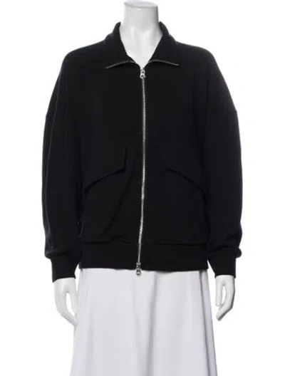 Pre-owned Varley Bomber Jacket In Black