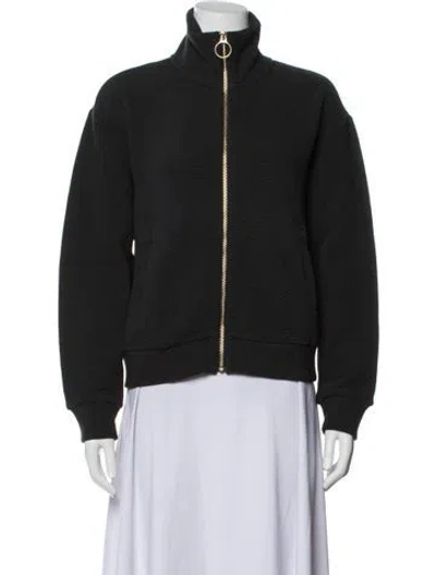 Pre-owned Varley Bomber Jacket In Black
