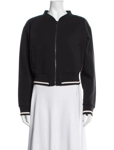 Pre-owned Varley Bomber Jacket In Black