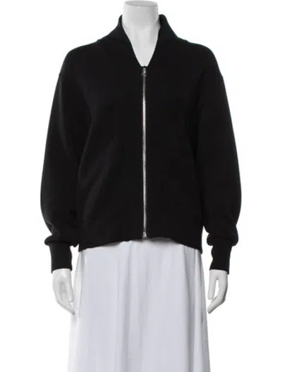 Pre-owned Varley Bomber Jacket In Black