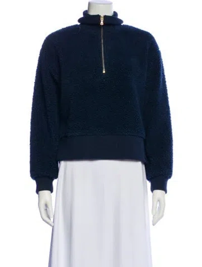 Pre-owned Varley Bomber Jacket In Blue