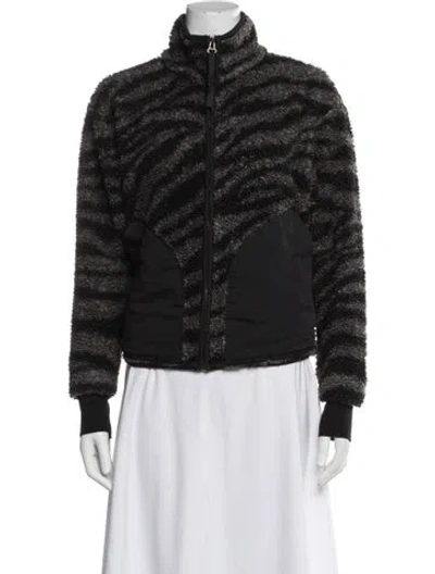 Pre-owned Varley Bomber Jacket In Gray