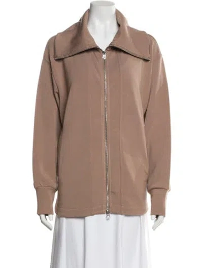 Pre-owned Varley Bomber Jacket In Neutral