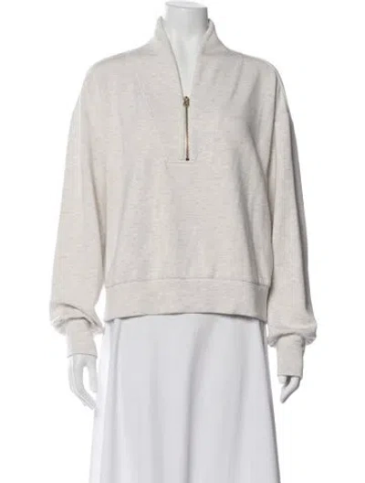 Pre-owned Varley Bomber Jacket In Neutral