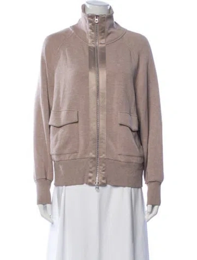 Pre-owned Varley Bomber Jacket In Neutrals
