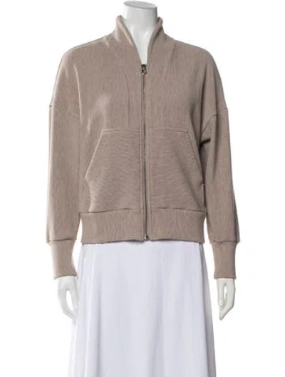 Pre-owned Varley Bomber Jacket In Neutrals