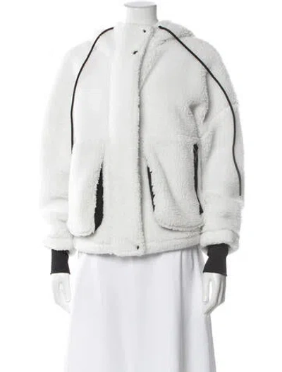 Pre-owned Varley Bomber Jacket In White
