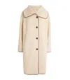 Varley Bonded-fleece Clemence Cape Coat In Multi